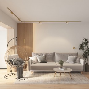 DK5072-SB Бра SHINE WALL со светодиодом, D104*H68, IP20, 3000К, 3W, RA?90, сатинированная латунь, алюминий в Березниках - berezniki.ok-mebel.com | фото 8