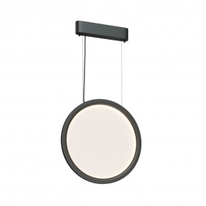 DK6604-BK Подвесной вертикальный светильник Veil со светодиодом H1500 d450 220V 36W 3000-6000K IP20 черный алюминий в Березниках - berezniki.ok-mebel.com | фото 3
