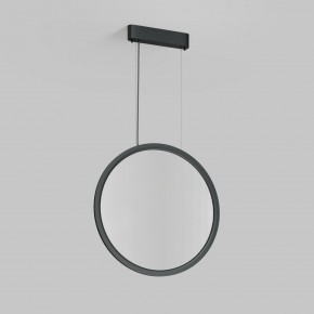 DK6606-BK Подвесной вертикальный светильник Veil со светодиодом H1700 d600 220V 48W 3000-6000K IP20 черный алюминий в Березниках - berezniki.ok-mebel.com | фото 2