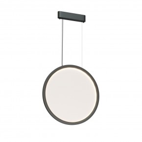 DK6606-BK Подвесной вертикальный светильник Veil со светодиодом H1700 d600 220V 48W 3000-6000K IP20 черный алюминий в Березниках - berezniki.ok-mebel.com | фото 5