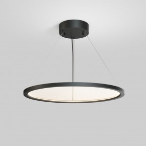 DK6616-BK Подвесной горизонтальный светильник Veil со светодиодом H900 d600 220V 48W 3000-6000K IP20 черный алюминий в Березниках - berezniki.ok-mebel.com | фото