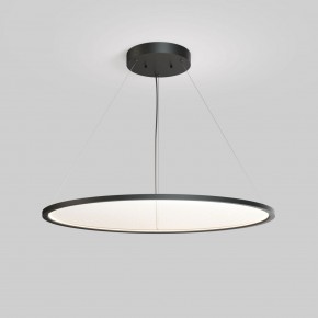 DK6620-BK Подвесной горизонтальный светильник Veil со светодиодом H900 d1000 220V 82W 3000-6000K IP20 черный алюминий в Березниках - berezniki.ok-mebel.com | фото
