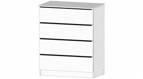 ЭЛЕГАНТ Комод 4 ящика (белый) в Березниках - berezniki.ok-mebel.com | фото