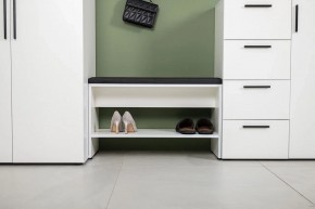 ЭЙР прихожая (модульная) Белый Шагрень в Березниках - berezniki.ok-mebel.com | фото 23