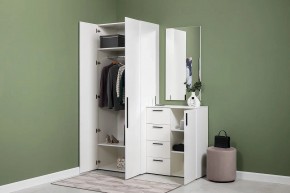 ЭЙР прихожая (модульная) Белый Шагрень в Березниках - berezniki.ok-mebel.com | фото 24