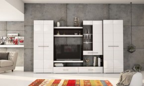 Фиеста №13 Комод глухой (Венге/Белый глянец) в Березниках - berezniki.ok-mebel.com | фото 2