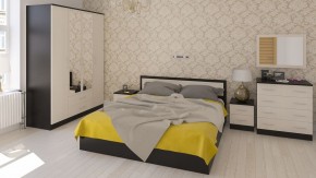 Фиеста Кровать 1800, цвет венге/дуб лоредо, ШхГхВ 183,5х203,5х80 см., сп.м. 1800х2000 мм., без матраса, основание есть в Березниках - berezniki.ok-mebel.com | фото 5