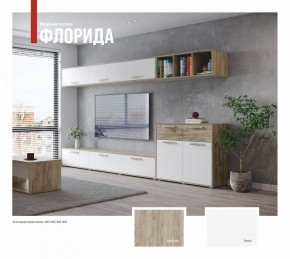 ФЛОРИДА Гостиная (модульная) дуб серый/белый в Березниках - berezniki.ok-mebel.com | фото