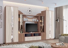Гостиная Аллегро с 2 шкафами вариант-5 (Ясень светлый/тёмный) в Березниках - berezniki.ok-mebel.com | фото 3