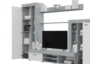 Гостиная Дельта (Бетон/Белый) в Березниках - berezniki.ok-mebel.com | фото 2