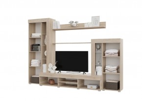 Гостиная Дельта (Сонома/Белый) в Березниках - berezniki.ok-mebel.com | фото 2