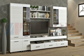 Гостиная Камелия Композиция 1 (Снежный ясень) в Березниках - berezniki.ok-mebel.com | фото