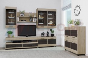 Гостиная Камелия Композиция 8 (Гикори Джексон светлый комбинированный) в Березниках - berezniki.ok-mebel.com | фото