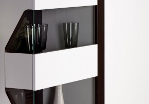 Гостиная Ронда 3 Белый глянец/венге в Березниках - berezniki.ok-mebel.com | фото 3