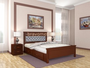 ГРАЦИЯ Кровать из массива 1600 с 2-мя ящиками  в Березниках - berezniki.ok-mebel.com | фото 2