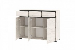 ГРЕТТА Комод 3С3Я 3дв, 3ящ (дуб крафт) в Березниках - berezniki.ok-mebel.com | фото 2