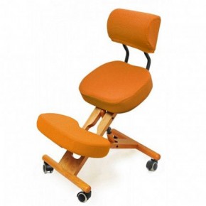 Коленный стул со спинкой Smartstool KW02В + Чехлы в Березниках - berezniki.ok-mebel.com | фото 4
