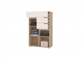 Комод АНТАЛИЯ (Сонома/Белый софт) в Березниках - berezniki.ok-mebel.com | фото 2