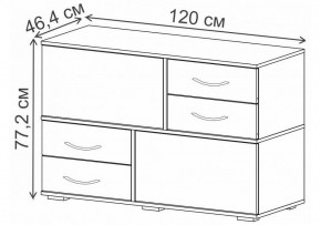 Комод Дамар в Березниках - berezniki.ok-mebel.com | фото 4
