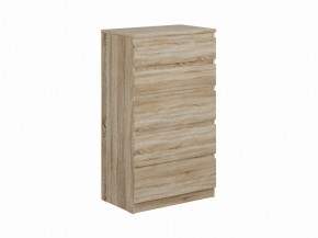 Комод КАСТОР с пятью ящиками, цвет Дуб Сонома в Березниках - berezniki.ok-mebel.com | фото