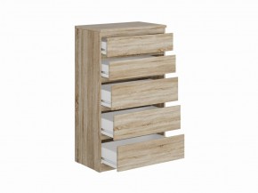 Комод КАСТОР с пятью ящиками, цвет Дуб Сонома в Березниках - berezniki.ok-mebel.com | фото 2