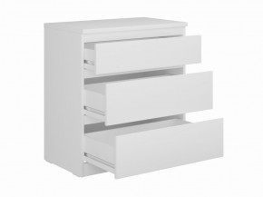 Комод КАСТОР с тремя ящиками, цвет белый в Березниках - berezniki.ok-mebel.com | фото 2