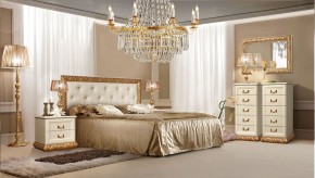 Комод узкий Тиффани штрих-лак/золото (ТФКМ-2) в Березниках - berezniki.ok-mebel.com | фото 2