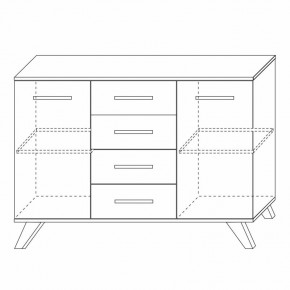 Комодино Вега Скандинавия в Березниках - berezniki.ok-mebel.com | фото 5