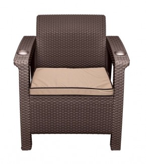 Комплект кресел Yalta Double Seat (Ялта) шоколадный в Березниках - berezniki.ok-mebel.com | фото 2