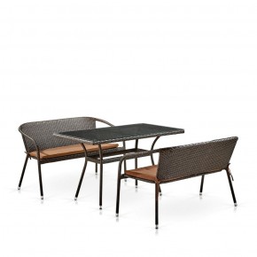 Комплект мебели из иск. ротанга T286A/S139A-W53 Brown в Березниках - berezniki.ok-mebel.com | фото 2