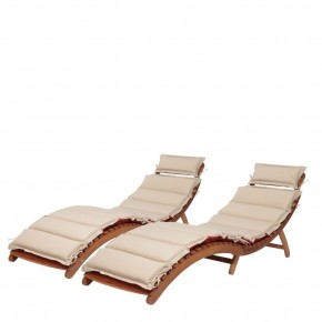 Комплект шезлонги и столик AFM-803A-T133 Beige (2+1) в Березниках - berezniki.ok-mebel.com | фото 2