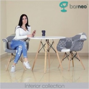 Кресло Barneo N-14 Patchwork черно-белый в Березниках - berezniki.ok-mebel.com | фото 3