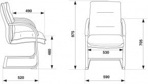 Кресло Бюрократ T-9927SL-LOW-V/BLACK в Березниках - berezniki.ok-mebel.com | фото 4