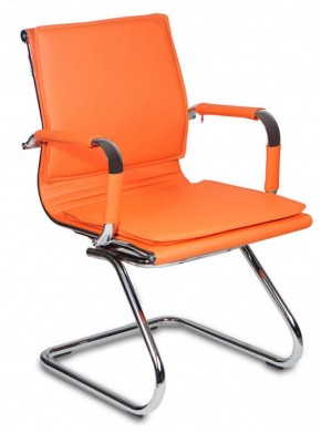 Кресло для посетителя Бюрократ CH-993-Low-V/orange оранжевый в Березниках - berezniki.ok-mebel.com | фото