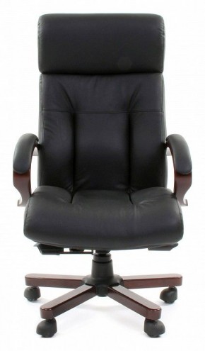 Кресло для руководителя Chairman 421 черный/орех темный, черный в Березниках - berezniki.ok-mebel.com | фото 2