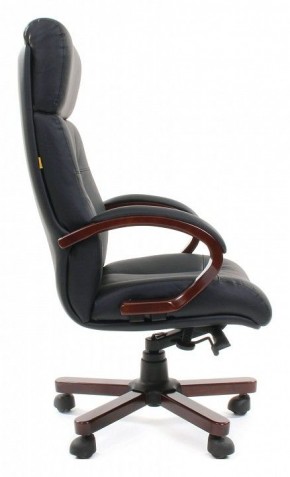 Кресло для руководителя Chairman 421 черный/орех темный, черный в Березниках - berezniki.ok-mebel.com | фото 3