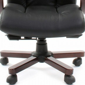 Кресло для руководителя Chairman 421 черный/орех темный, черный в Березниках - berezniki.ok-mebel.com | фото 4