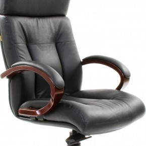 Кресло для руководителя Chairman 421 черный/орех темный, черный в Березниках - berezniki.ok-mebel.com | фото 6