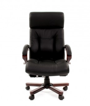 Кресло для руководителя CHAIRMAN  421 (Натуральная кожа) Черное в Березниках - berezniki.ok-mebel.com | фото 2