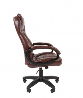 Кресло для руководителя  CHAIRMAN 432 (Экокожа коричневая) в Березниках - berezniki.ok-mebel.com | фото 3