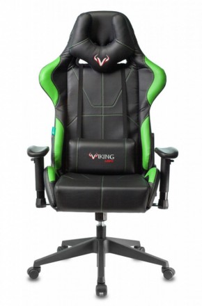 Кресло игровое Бюрократ VIKING 5 AERO LGREEN черный/салатовый в Березниках - berezniki.ok-mebel.com | фото 2