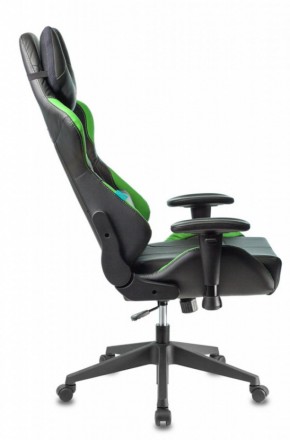Кресло игровое Бюрократ VIKING 5 AERO LGREEN черный/салатовый в Березниках - berezniki.ok-mebel.com | фото 3