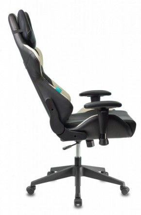 Кресло игровое Бюрократ VIKING 5 AERO WHITE черный/белый в Березниках - berezniki.ok-mebel.com | фото 2