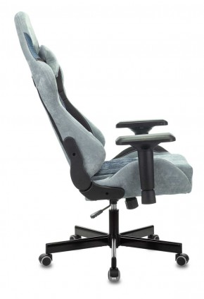 Кресло игровое Бюрократ VIKING 7 KNIGHT BL FABRIC синий в Березниках - berezniki.ok-mebel.com | фото 2
