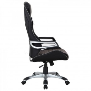 Кресло компьютерное BRABIX Techno GM-002 (ткань) черное/серое, вставки белые (531815) в Березниках - berezniki.ok-mebel.com | фото 4