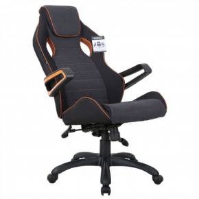 Кресло компьютерное BRABIX Techno Pro GM-003 (ткань черное/серое, вставки оранжевые) 531813 в Березниках - berezniki.ok-mebel.com | фото 8