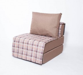 Кресло-кровать бескаркасное Харви (коричневый-квадро беж) в Березниках - berezniki.ok-mebel.com | фото