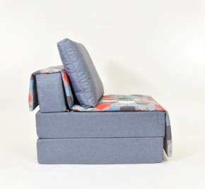 Кресло-кровать бескаркасное Харви (серый-геометрия слейт) в Березниках - berezniki.ok-mebel.com | фото 2