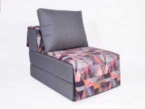Кресло-кровать бескаркасное Харви (серый-сноу манго) в Березниках - berezniki.ok-mebel.com | фото