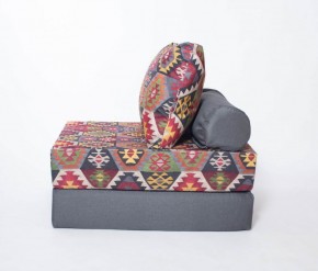 Кресло-кровать-пуф бескаркасное Прайм (мехико серый-графит) в Березниках - berezniki.ok-mebel.com | фото 1